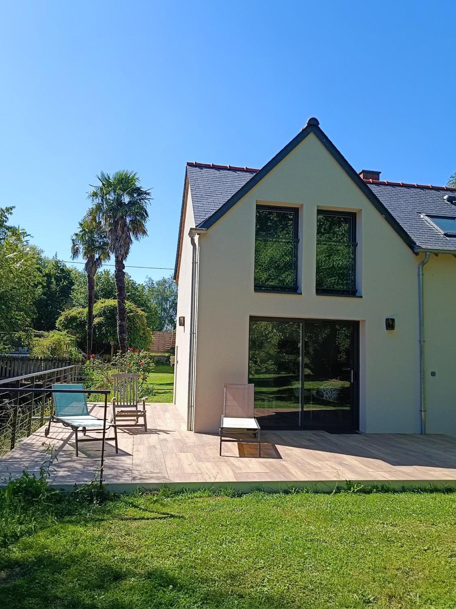Gite A Cote De " La Java Bleue" En Bord De Riviere Amanlis Exterior foto
